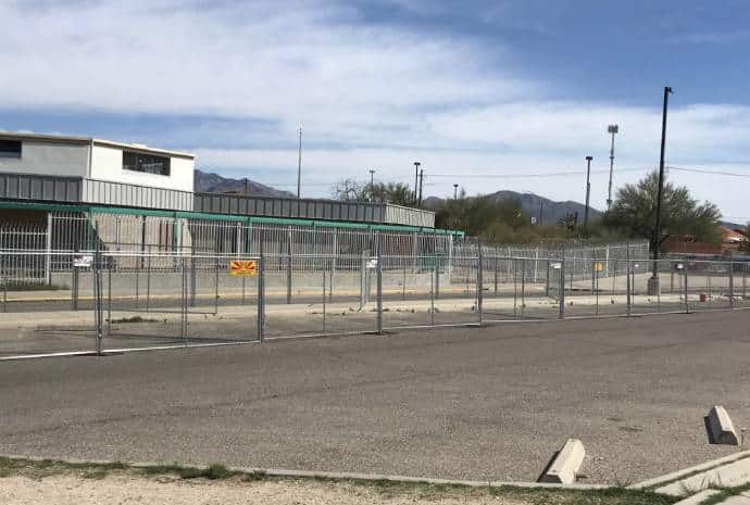 temporary fence